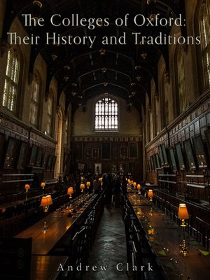 cover image of The Colleges of Oxford